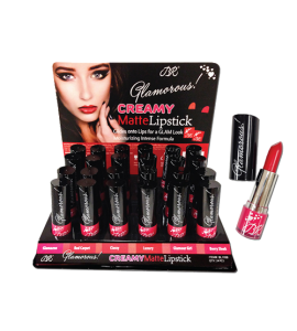 Glamorous Creamy Matte Lipstick (BL116B) BR (one display)