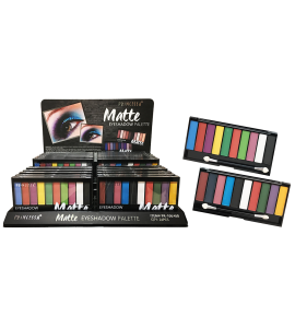 Princessa Matte Eyeshadow Palette 10 Colors (PR-106C&D) Princessa (one display)