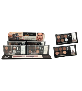Eyebrow kit 6 Matte Colors (one piece) SE-390 (STARRY)